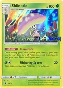 Shiinotic - SM10 (Prerelease) [Staff] - SM Promos - Pokemon card