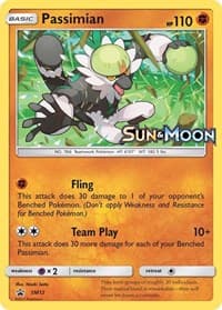 Passimian - SM12 (Prerelease) - SM Promos - Pokemon card