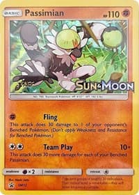Passimian - SM12 (Prerelease) [Staff] - SM Promos - Pokemon card