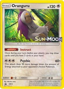 Oranguru - SM13 (Prerelease) [Staff] - SM Promos - Pokemon card