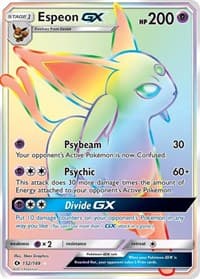 Espeon GX (Secret) - SM Base Set - Pokemon card