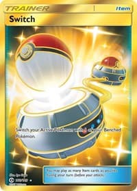 Switch (Secret) - SM Base Set - Pokemon card