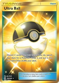 Ultra Ball (Secret) - SM Base Set - Pokemon card