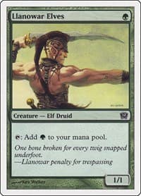Llanowar Elves - 9th Edition - Magic: The Gathering card