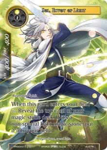 Sol, Envoy of Light - Vingolf 3 - Ruler All Stars - Force of Will card