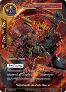 Shimazu Yoshihiro, Feudal Flame Lord - Vingolf 3 - Ruler All Stars - Force of Will card