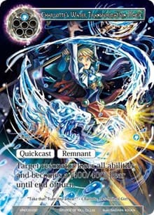Charlotte's Water Transformation Magic - Vingolf 3 - Ruler All Stars - Force of Will card