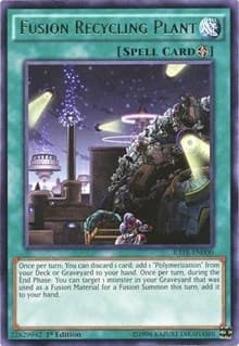 Fusion Recycling Plant - Raging Tempest - YuGiOh card