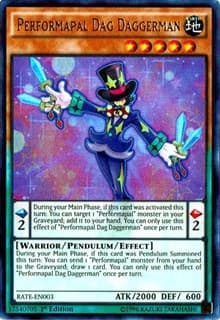Performapal Dag Daggerman - Raging Tempest - YuGiOh card