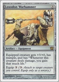 Loxodon Warhammer - 9th Edition - Magic: The Gathering card