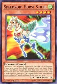 Speedroid Horse Stilts - Raging Tempest - YuGiOh card