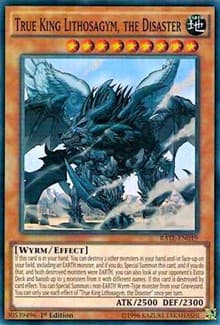 True King Lithosagym, the Disaster - Raging Tempest - YuGiOh card