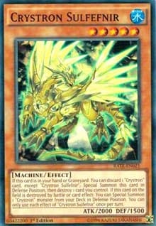 Crystron Sulfefnir - Raging Tempest - YuGiOh card
