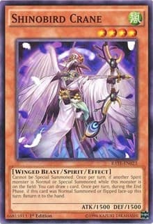 Shinobird Crane - Raging Tempest - YuGiOh card