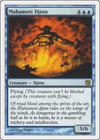Mahamoti Djinn - 9th Edition - Magic: The Gathering card