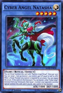 Cyber Angel Natasha - Raging Tempest - YuGiOh card