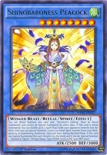Shinobaroness Peacock - Raging Tempest - YuGiOh card