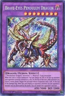 Brave-Eyes Pendulum Dragon - Raging Tempest - YuGiOh card