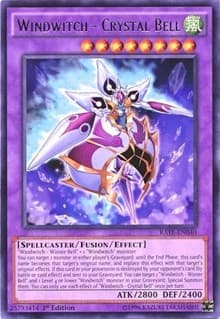 Windwitch - Crystal Bell - Raging Tempest - YuGiOh card