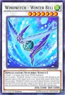 Windwitch - Winter Bell - Raging Tempest - YuGiOh card