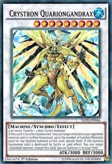 Crystron Quariongandrax - Raging Tempest - YuGiOh card