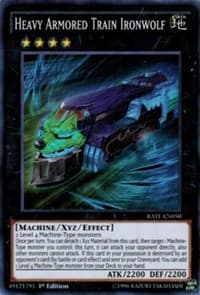 Heavy Armored Train Ironwolf - Raging Tempest - YuGiOh card