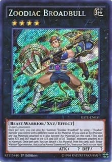 Zoodiac Broadbull - Raging Tempest - YuGiOh card