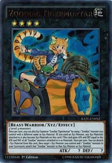 Zoodiac Tigermortar - Raging Tempest - YuGiOh card