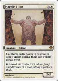 Marble Titan - 9th Edition - Magic: The Gathering card