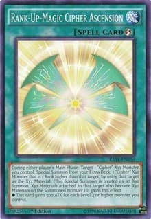 Rank-Up-Magic Cipher Ascension - Raging Tempest - YuGiOh card