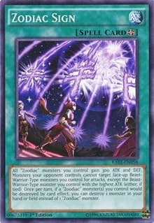Zodiac Sign - Raging Tempest - YuGiOh card