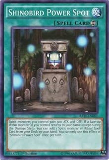 Shinobird Power Spot - Raging Tempest - YuGiOh card