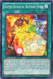 Super Quantal Alphan Spike - Raging Tempest - YuGiOh card