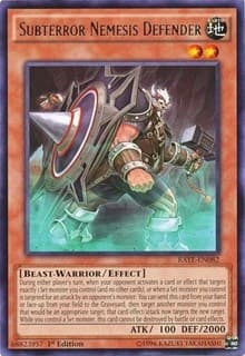 Subterror Nemesis Defender - Raging Tempest - YuGiOh card