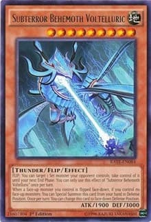Subterror Behemoth Voltelluric - Raging Tempest - YuGiOh card