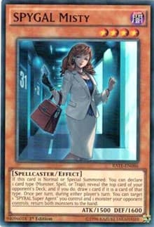 SPYGAL Misty - Raging Tempest - YuGiOh card