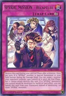 SPYRAL MISSION - Recapture - Raging Tempest - YuGiOh card