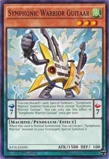 Symphonic Warrior Guitaar - Raging Tempest - YuGiOh card
