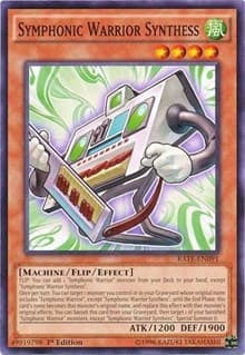 Symphonic Warrior Synthess - Raging Tempest - YuGiOh card