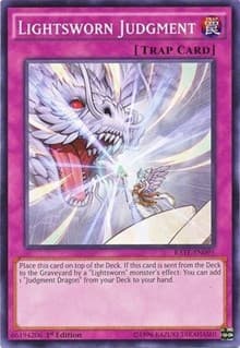 Lightsworn Judgment - Raging Tempest - YuGiOh card