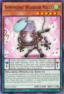 Symphonic Warrior Miccs - Raging Tempest - YuGiOh card