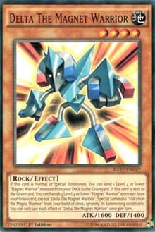 Delta The Magnet Warrior - Raging Tempest - YuGiOh card