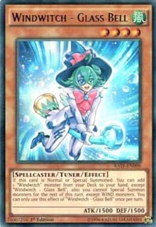Windwitch - Glass Bell - Raging Tempest - YuGiOh card