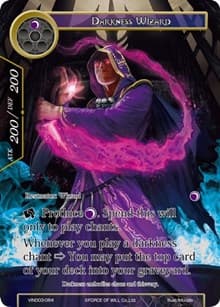 Darkness Wizard - Vingolf 3 - Ruler All Stars - Force of Will card