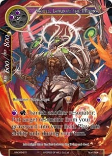 Sariel, Lord of the Moon - Vingolf 3 - Ruler All Stars - Force of Will card