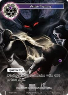 Unseen Pressure - Vingolf 3 - Ruler All Stars - Force of Will card