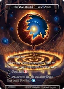 Burning Water Magic Stone - Vingolf 3 - Ruler All Stars - Force of Will card