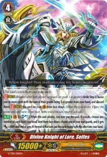 Divine Knight of Lore, Selfes - G-TD11: Divine Knight of Heavenly Decree - Cardfight Vanguard card