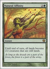 Natural Affinity - 9th Edition - Magic: The Gathering card
