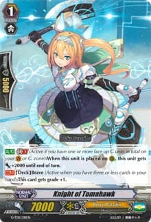 Knight of Tomahawk - G-TD11: Divine Knight of Heavenly Decree - Cardfight Vanguard card